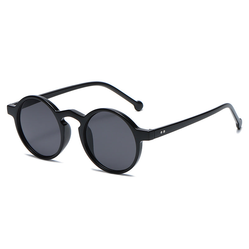 Stylish Small Round Frame Match UV Protection Sunglasses