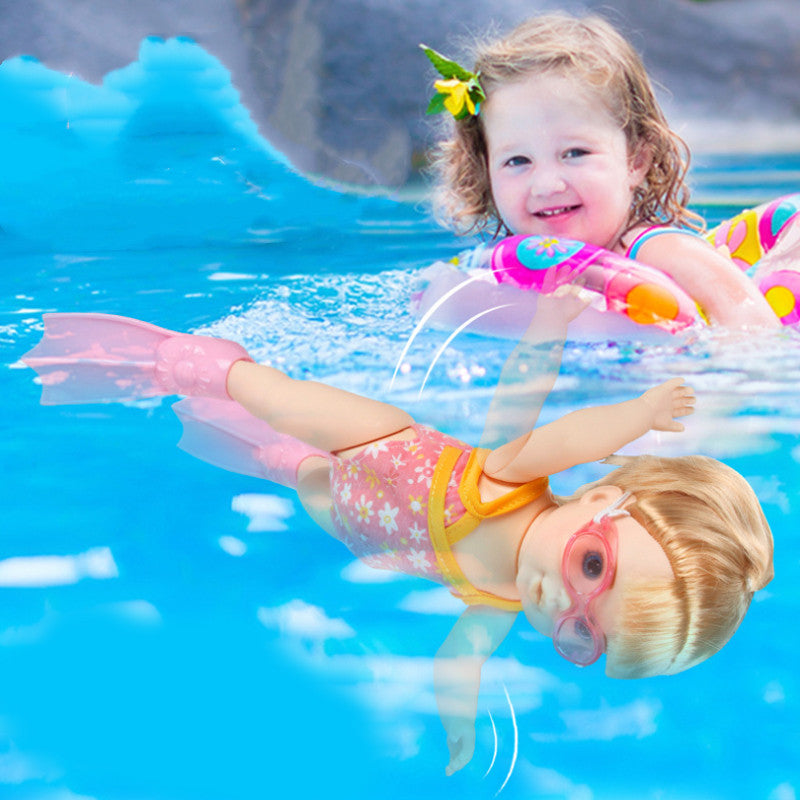Electric floating swimming dolls