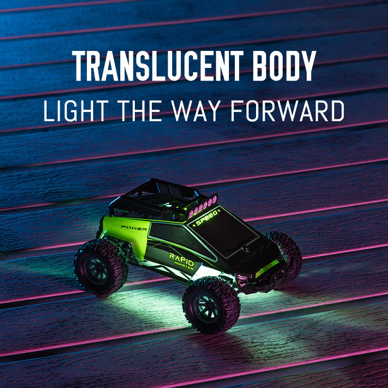 Remote controlled mini high-speed racing car