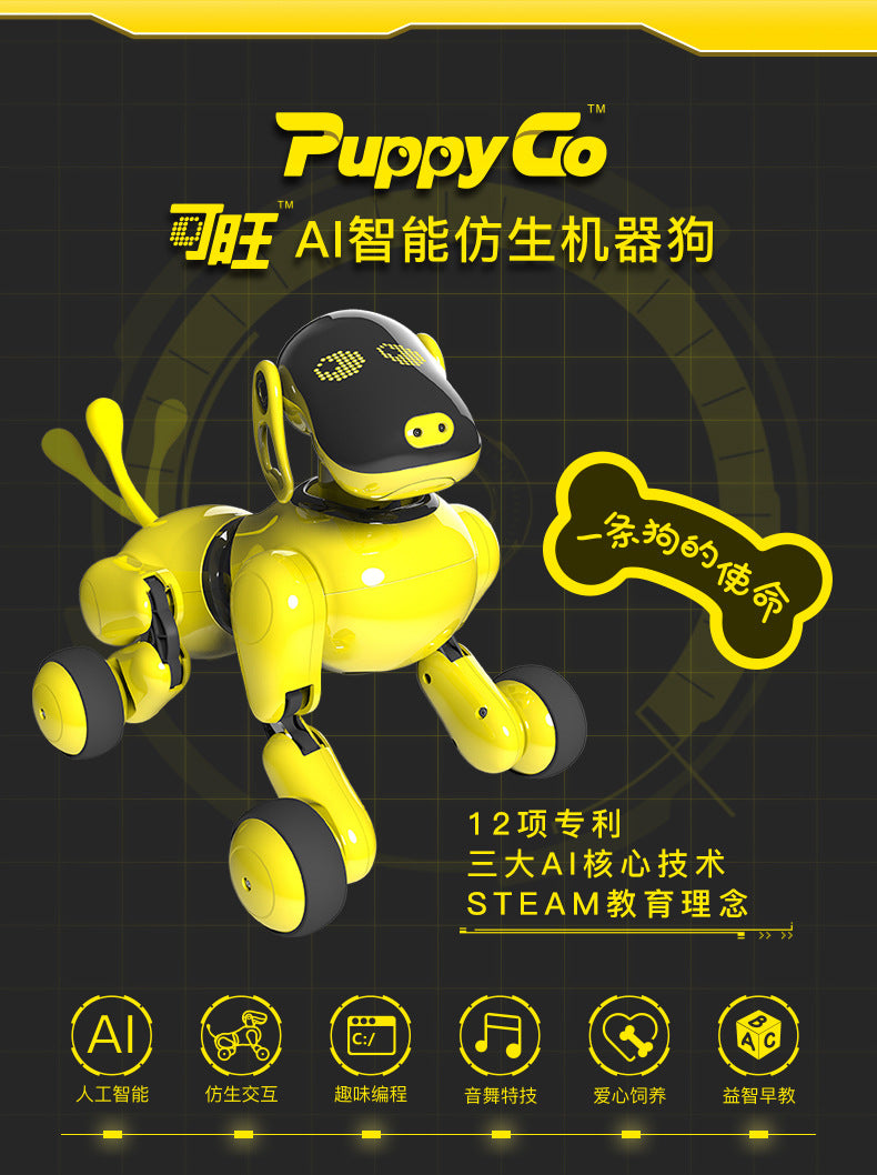 Remote control cool dialogue robot dog