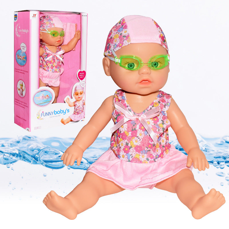Electric floating swimming dolls