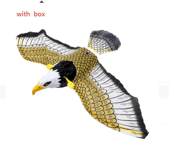Simulation Bird Cat Interactive Pet Toys Hanging Eagle Flying Teaser Play