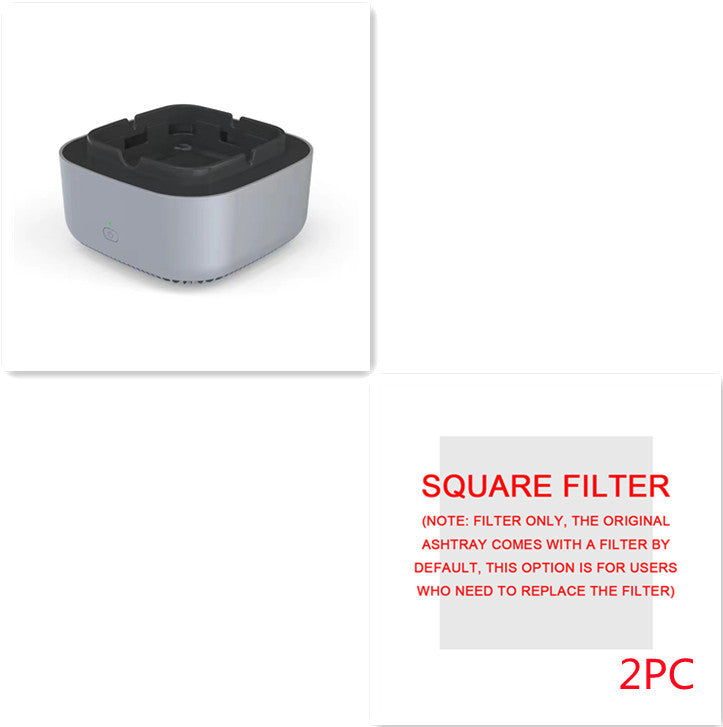 Smoke Removal Air Purification Ashtray Anion Purification Practical Automatic Purifier Ashtray Portable Gadgets For Car