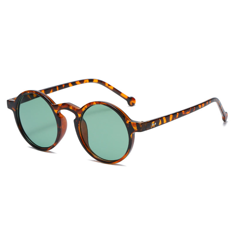 Stylish Small Round Frame Match UV Protection Sunglasses