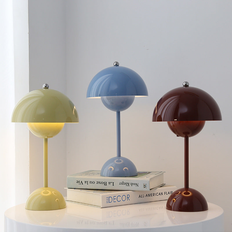 Mushroom Table Lamp Desk Lamp Touch Portable Lamp LED Rechargeable Night Light