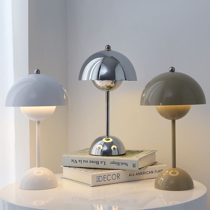 Mushroom Table Lamp Desk Lamp Touch Portable Lamp LED Rechargeable Night Light