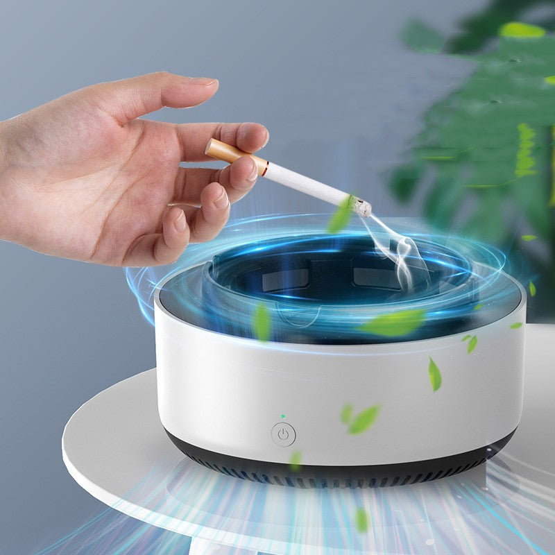 Smoke Removal Air Purification Ashtray Anion Purification Practical Automatic Purifier Ashtray Portable Gadgets For Car