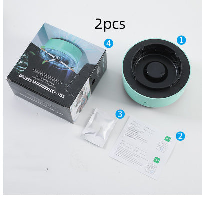 Smoke Removal Air Purification Ashtray Anion Purification Practical Automatic Purifier Ashtray Portable Gadgets For Car