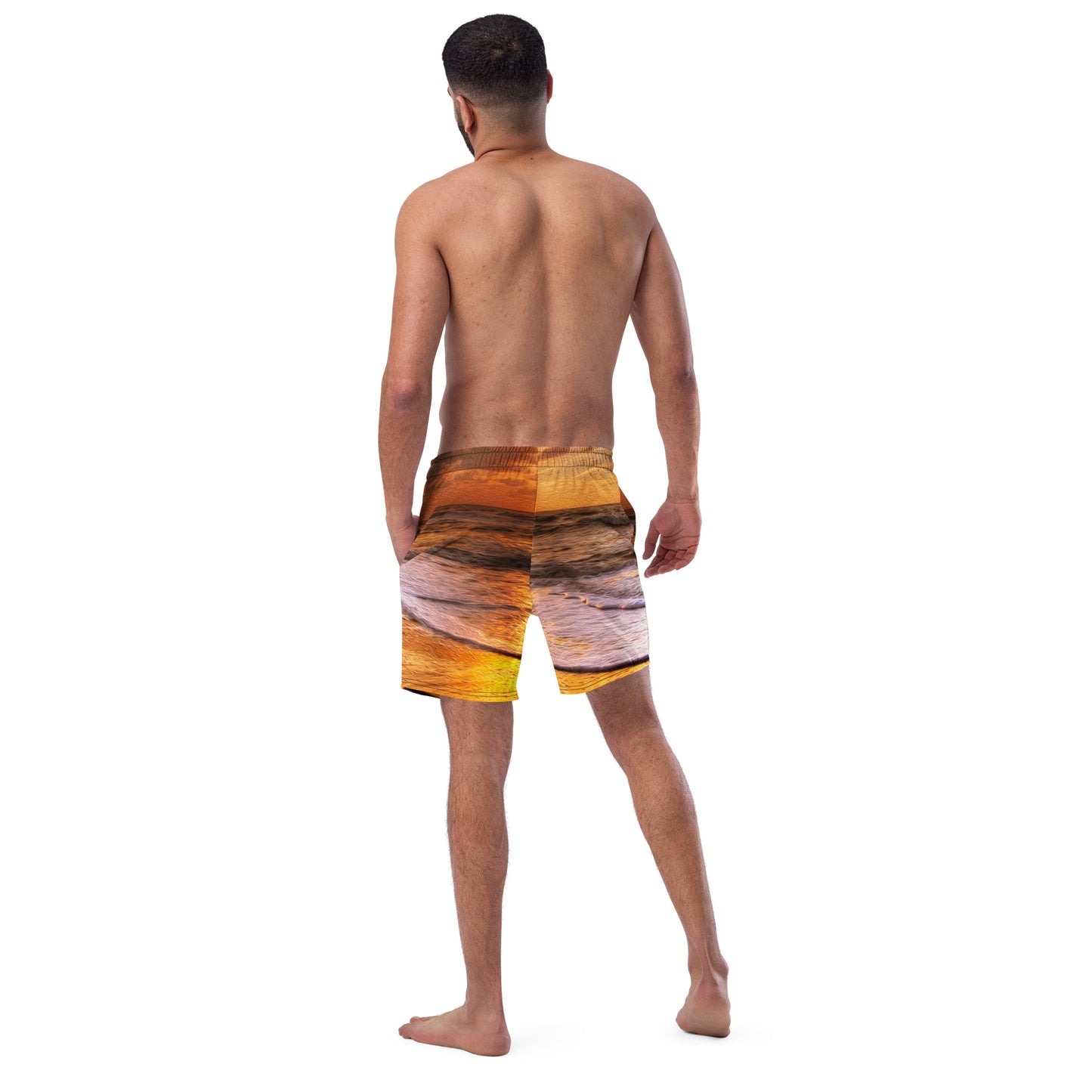 Summer Sunset Men's swim trunks