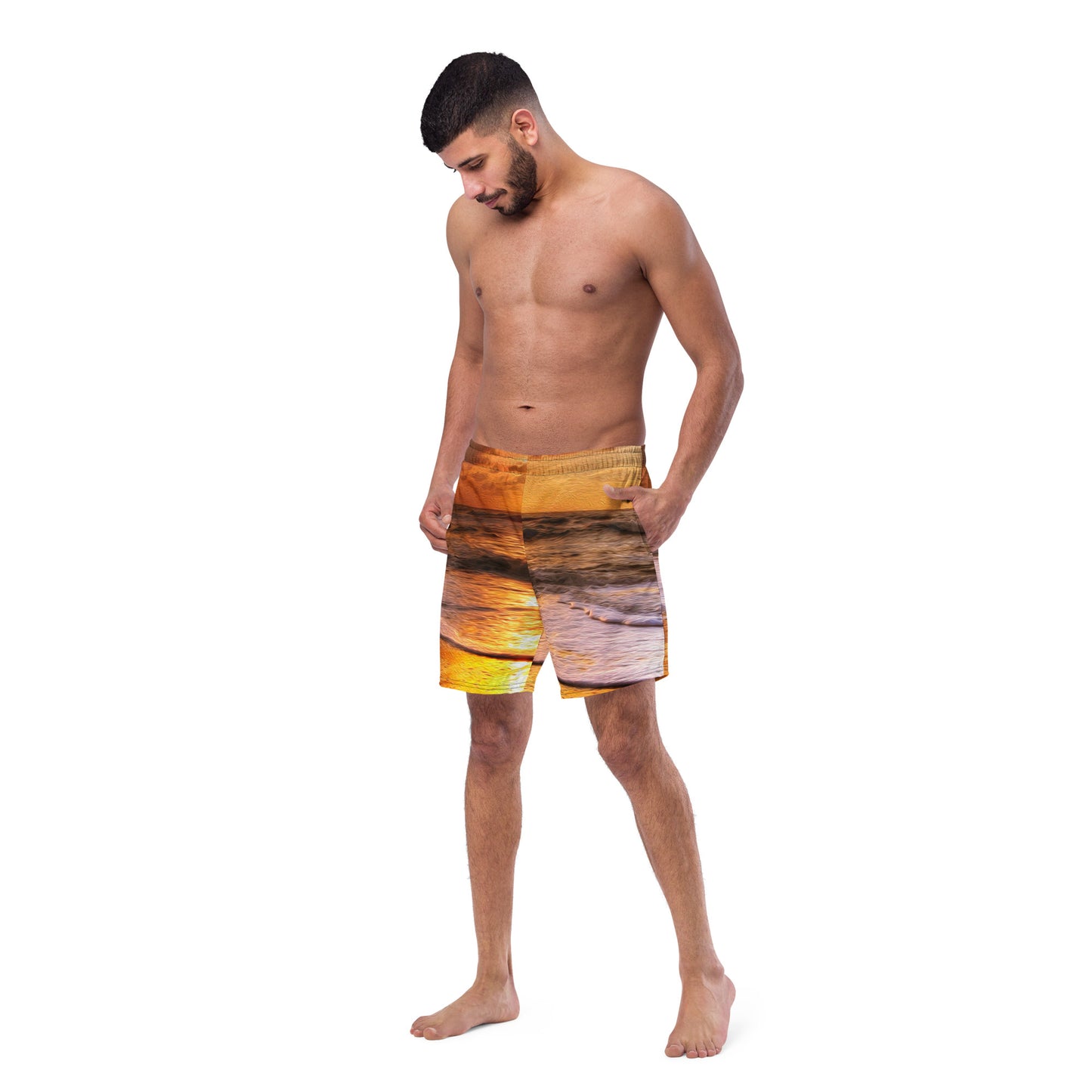 Summer Sunset Men's swim trunks