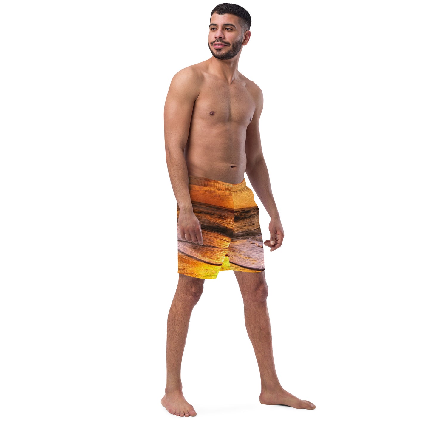 Summer Sunset Men's swim trunks