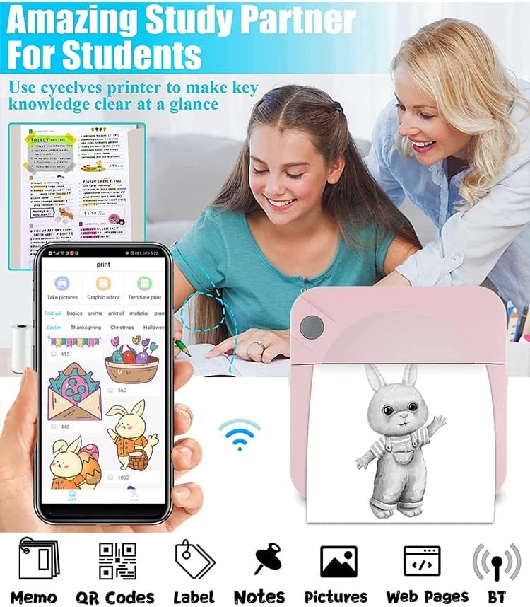 Mini Pocket Printer For Home Use