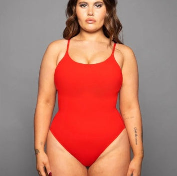 Summer Bikini Backless String Large Size Sexy Solid Color Triangle One-piece Swimsuit Women's Clothing