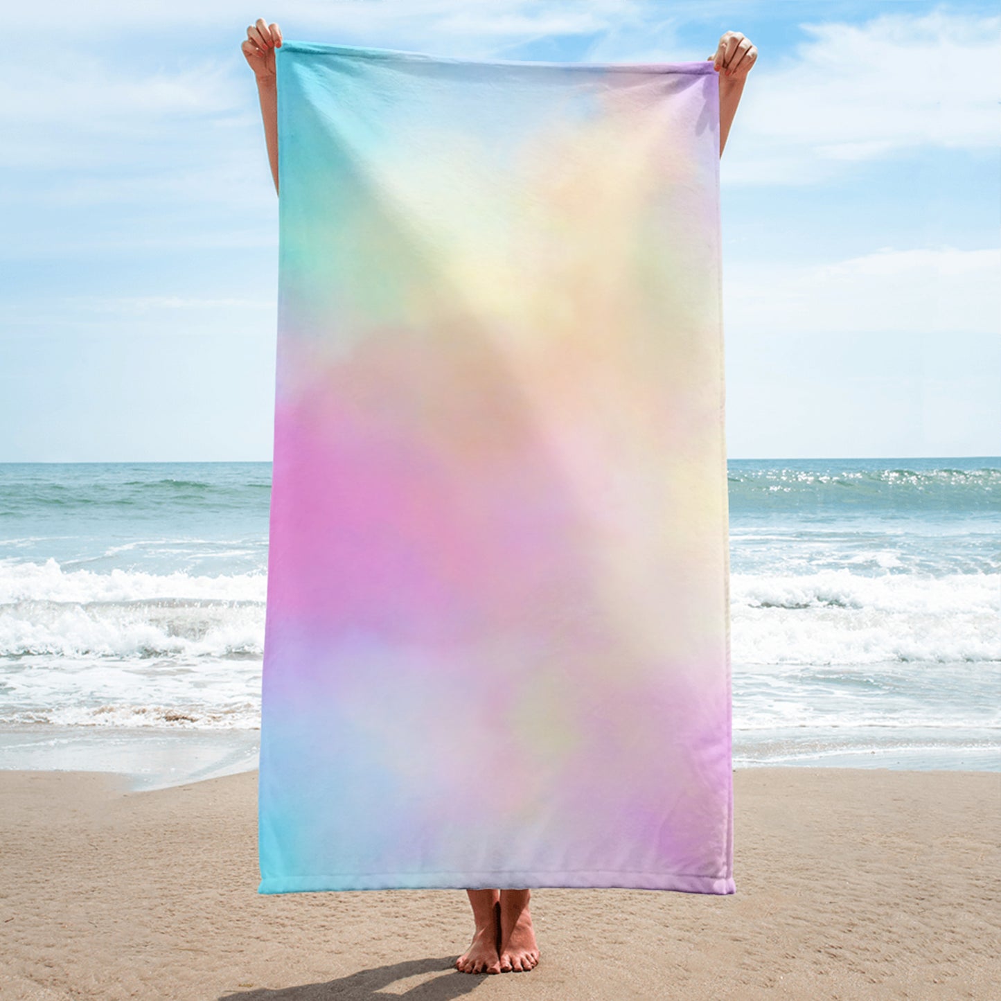 Cotton Candy Beach Towel