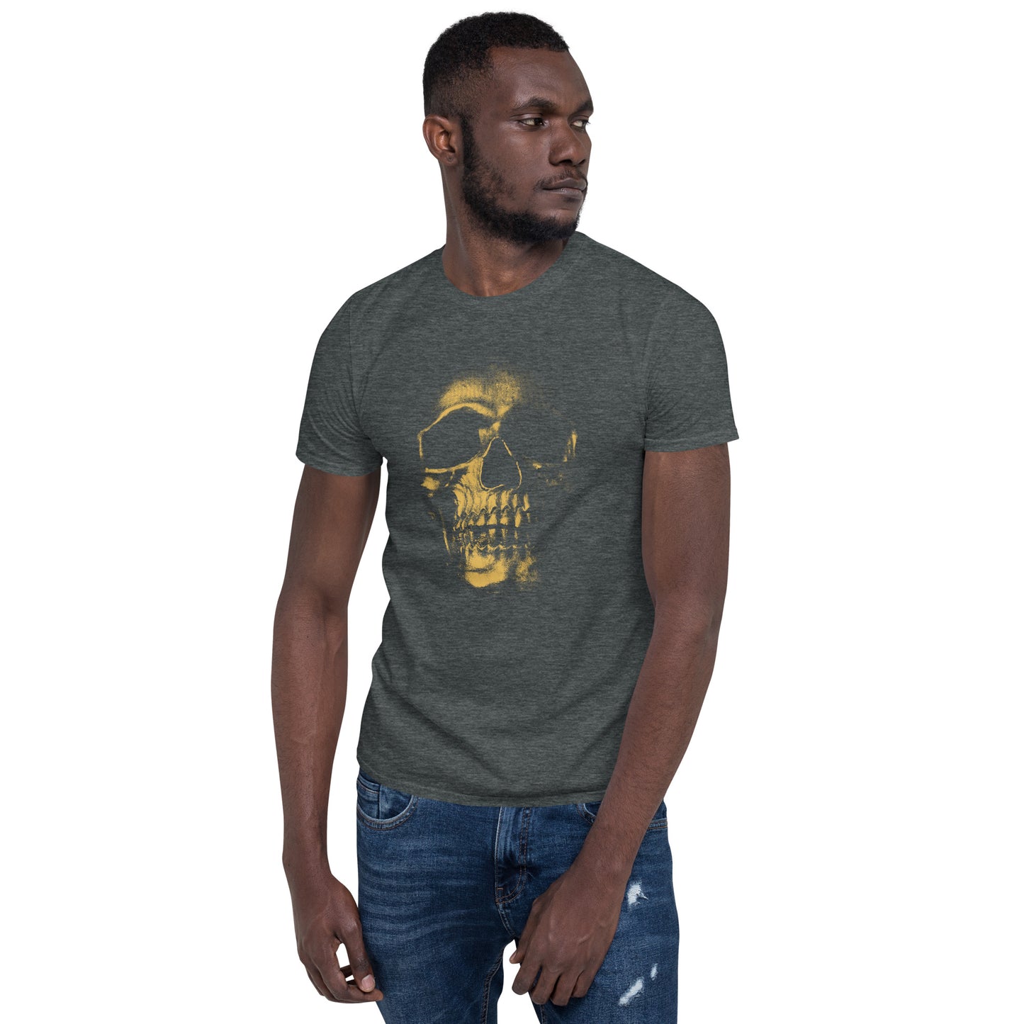 Skull Gold Short-Sleeve Unisex T-Shirt