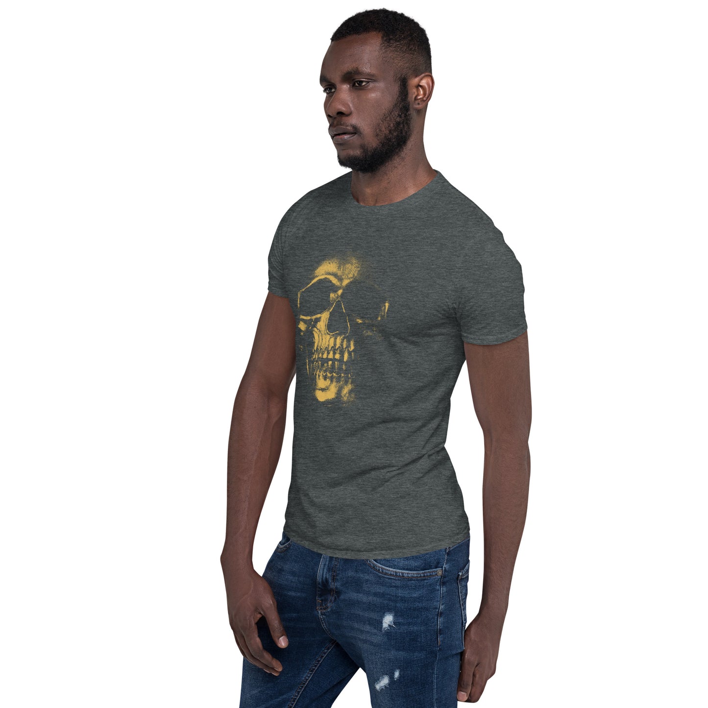 Skull Gold Short-Sleeve Unisex T-Shirt