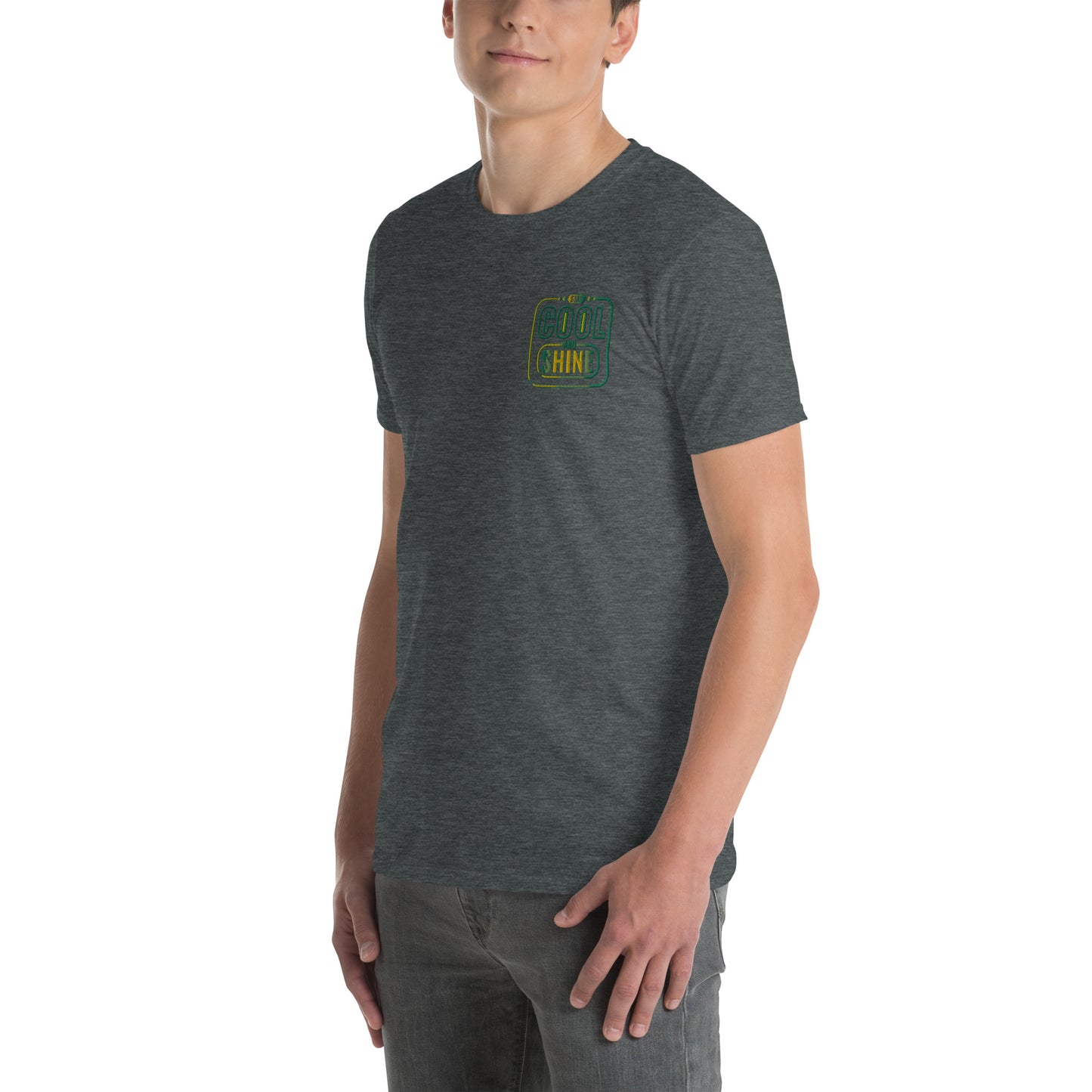 Cool and Shine Embroidered Short-Sleeve Unisex T-Shirt