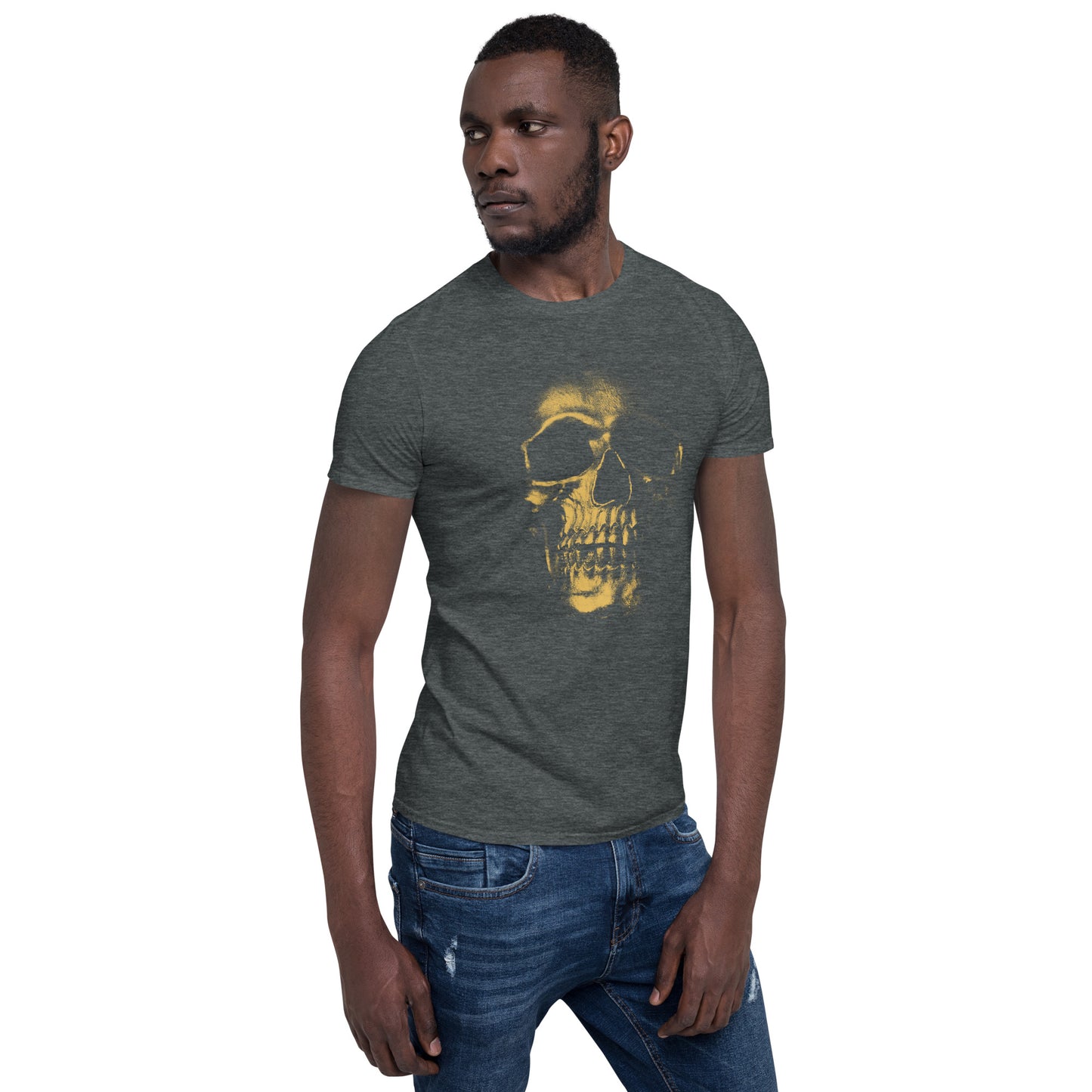 Skull Gold Short-Sleeve Unisex T-Shirt