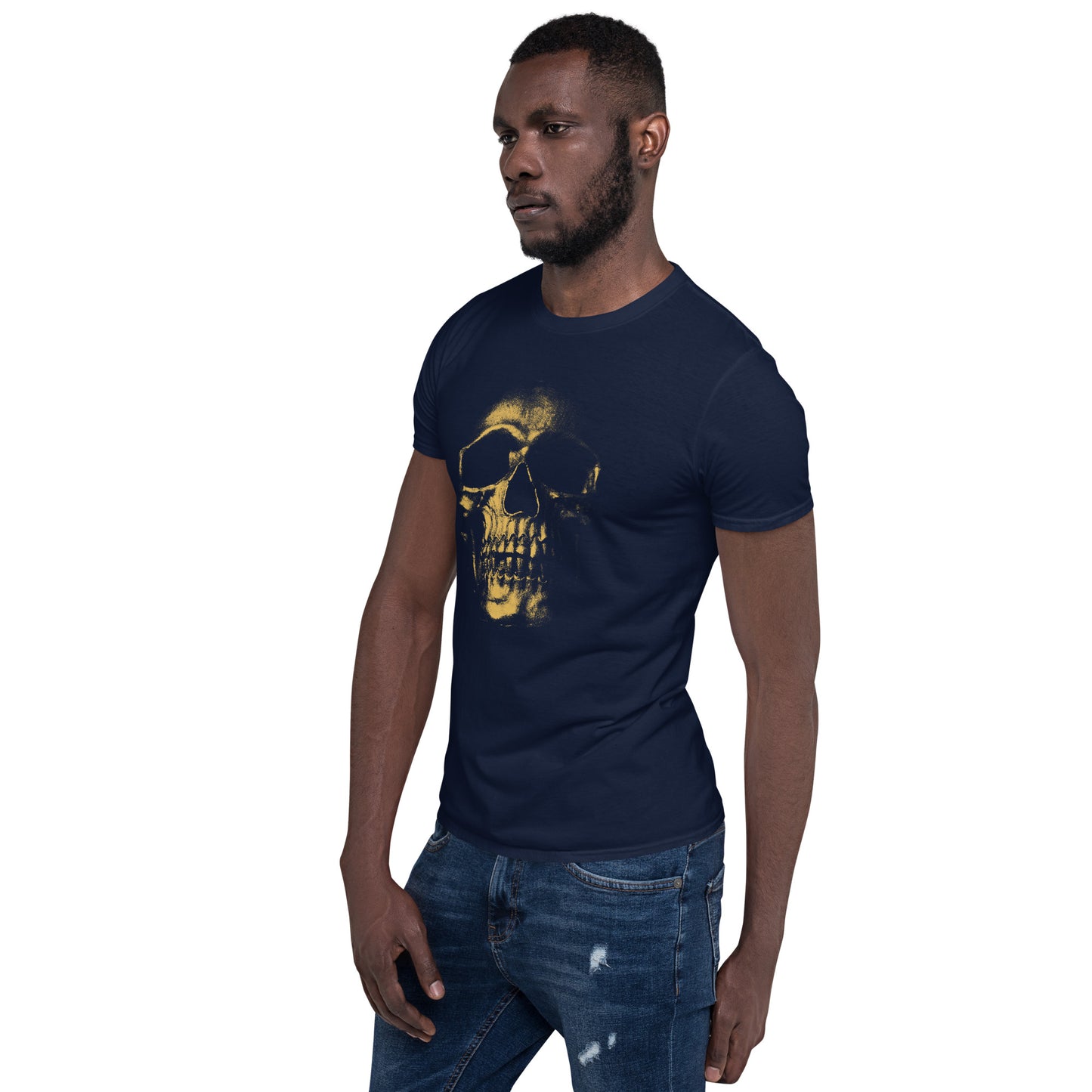 Skull Gold Short-Sleeve Unisex T-Shirt