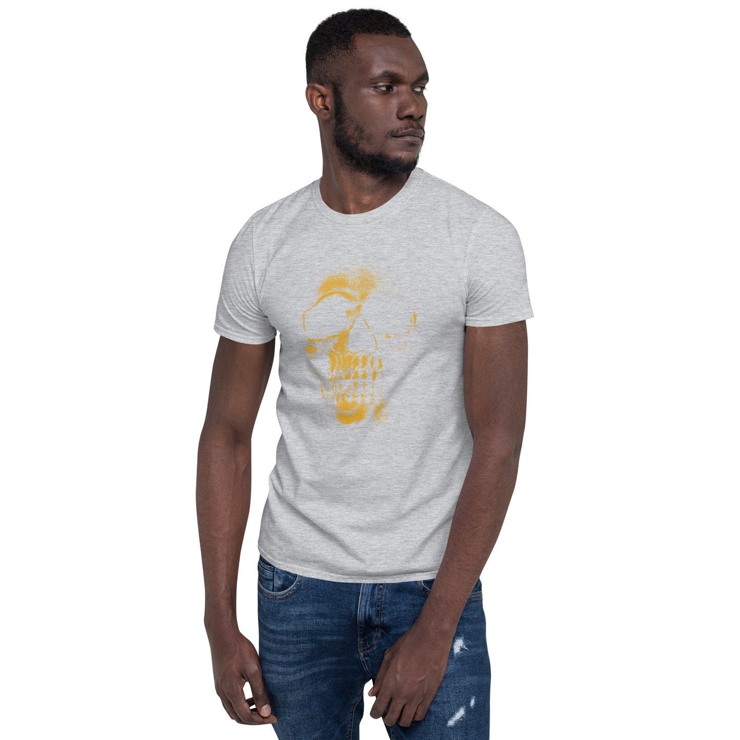 Skull Gold Short-Sleeve Unisex T-Shirt