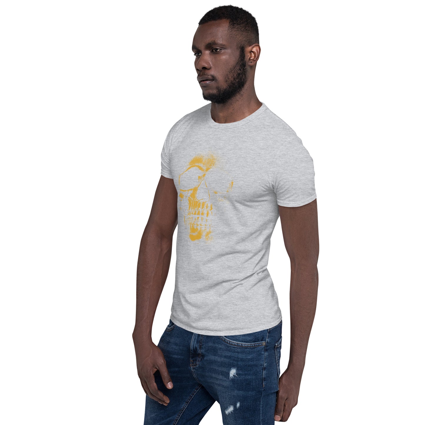 Skull Gold Short-Sleeve Unisex T-Shirt