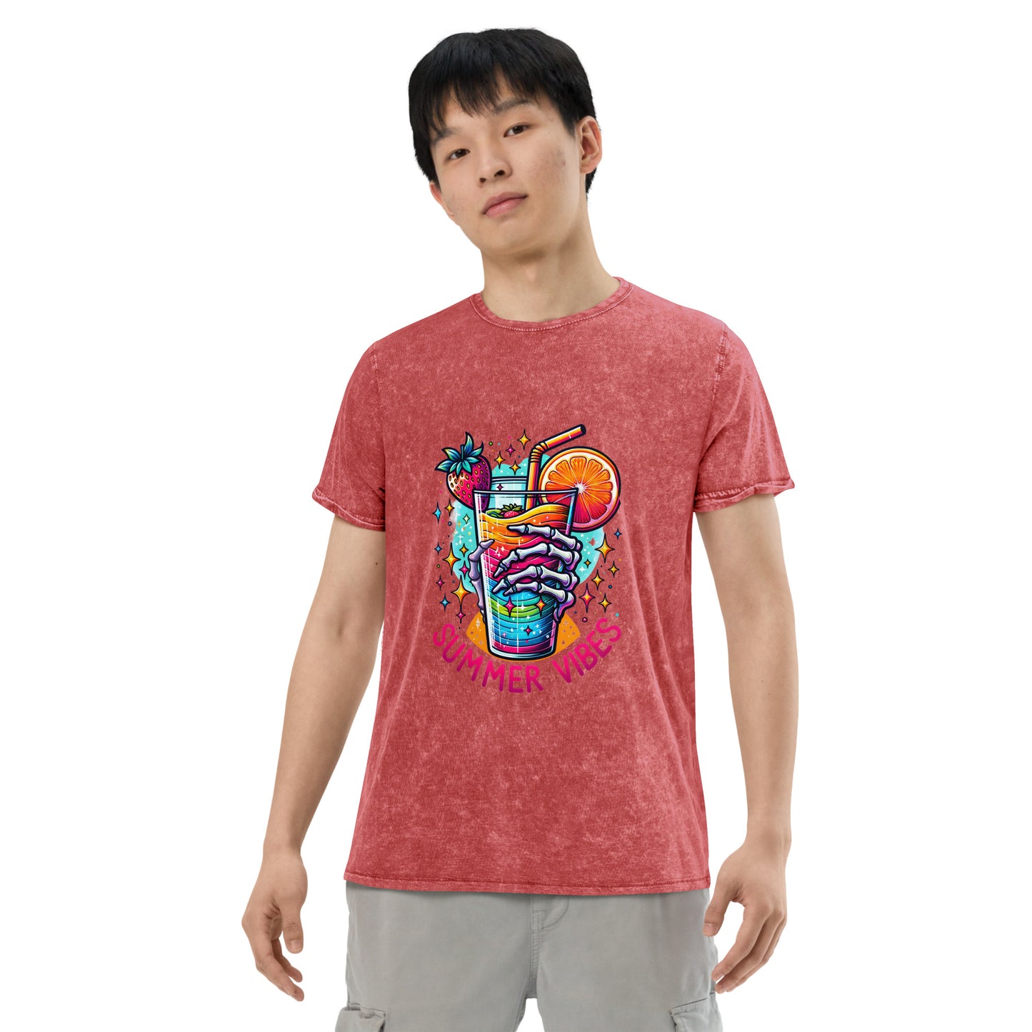 Summer Cooldown Vibes Denim T-Shirt