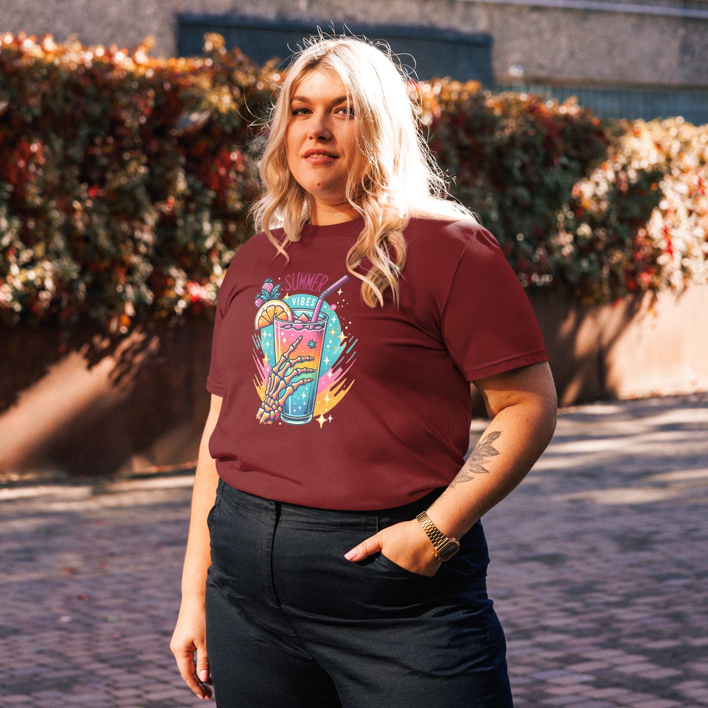 Summer Vibes Unisex organic cotton t-shirt