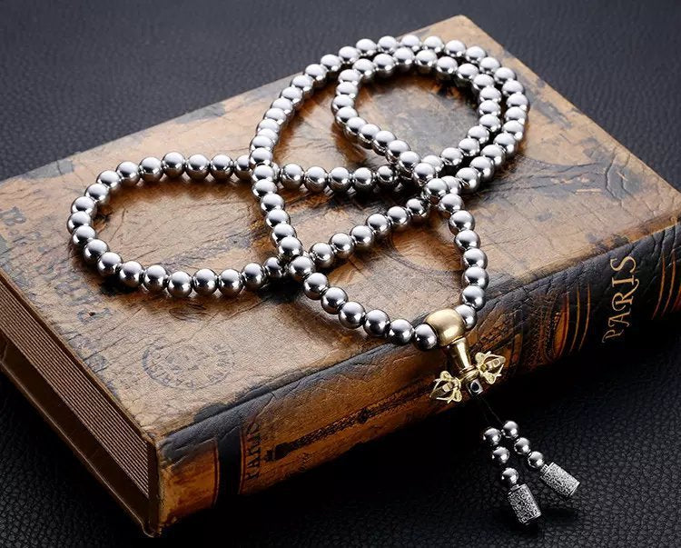 Stainless Steel Bead bracelet car accessory