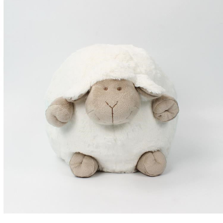 Cute Cuddly Sleeping Plush Toys Baby Sheep Plushies