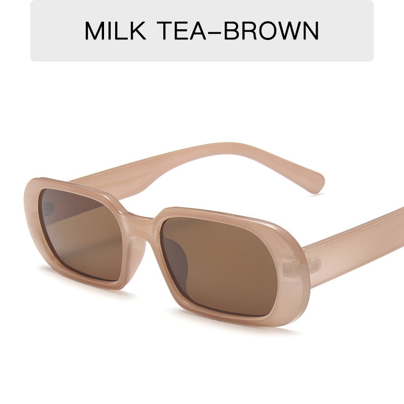 Retro Small Frame Sunglasses Female Candy Colorful Fashion Sunglasses