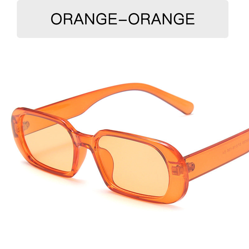 Retro Small Frame Sunglasses Female Candy Colorful Fashion Sunglasses