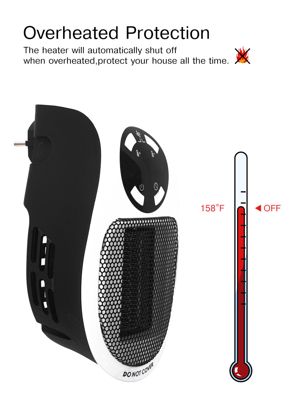 Multi-functional Portable Heater for Desktop Office