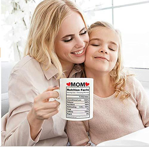 Mother's Day Nutrition Label Mug Ceramic Coffee Cup