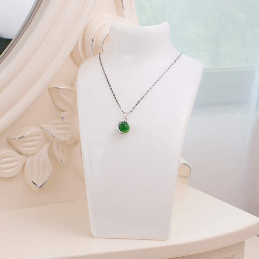 Acrylic Display Stand Necklace Pendant Bust Mannequin Earring Jewellery Chain Display