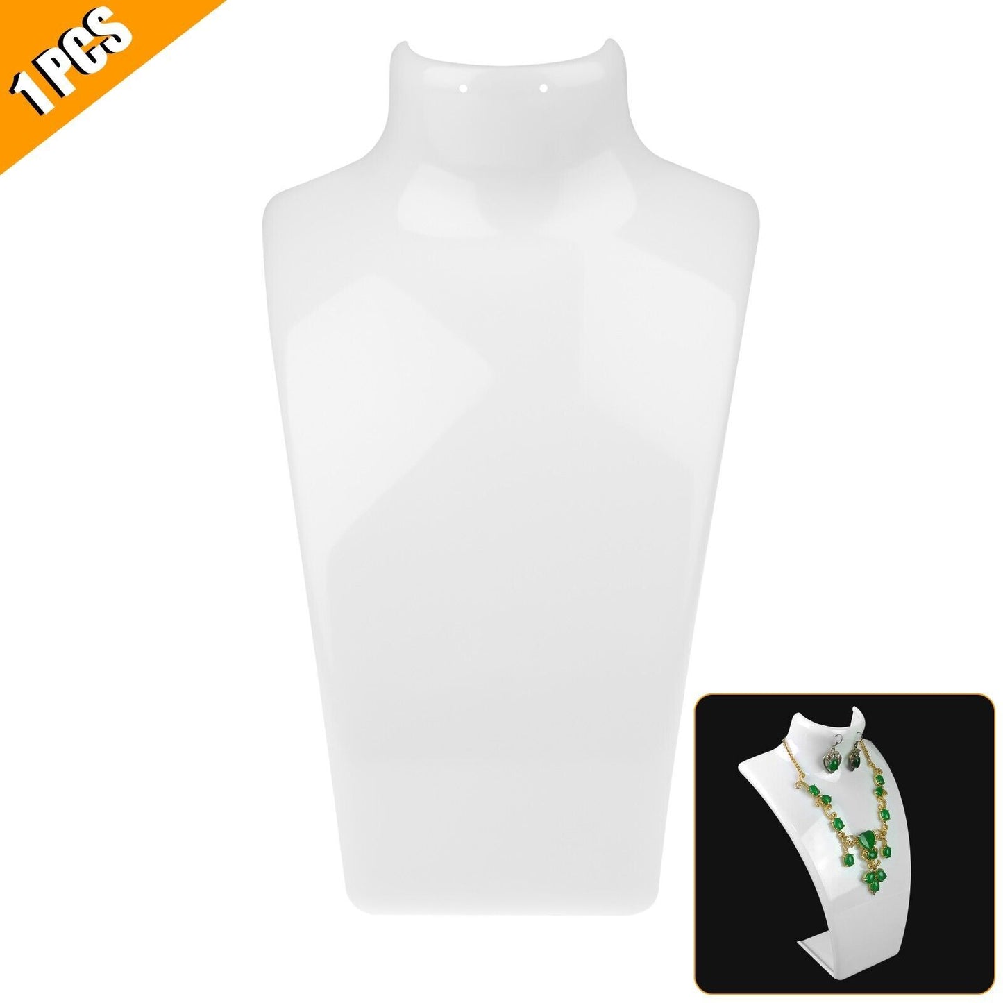 Acrylic Display Stand Necklace Pendant Bust Mannequin Earring Jewellery Chain Display