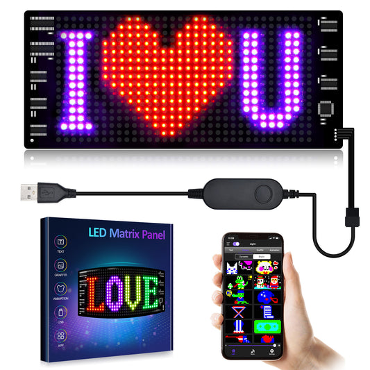 Programmable Car LED Sign LED Full-color Ultra-thin Display Screen Car Display Animation