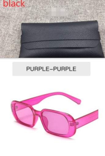 Retro Small Frame Sunglasses Female Candy Colorful Fashion Sunglasses