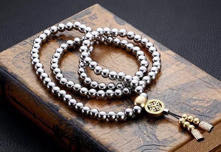 Stainless Steel Bead bracelet car accessory