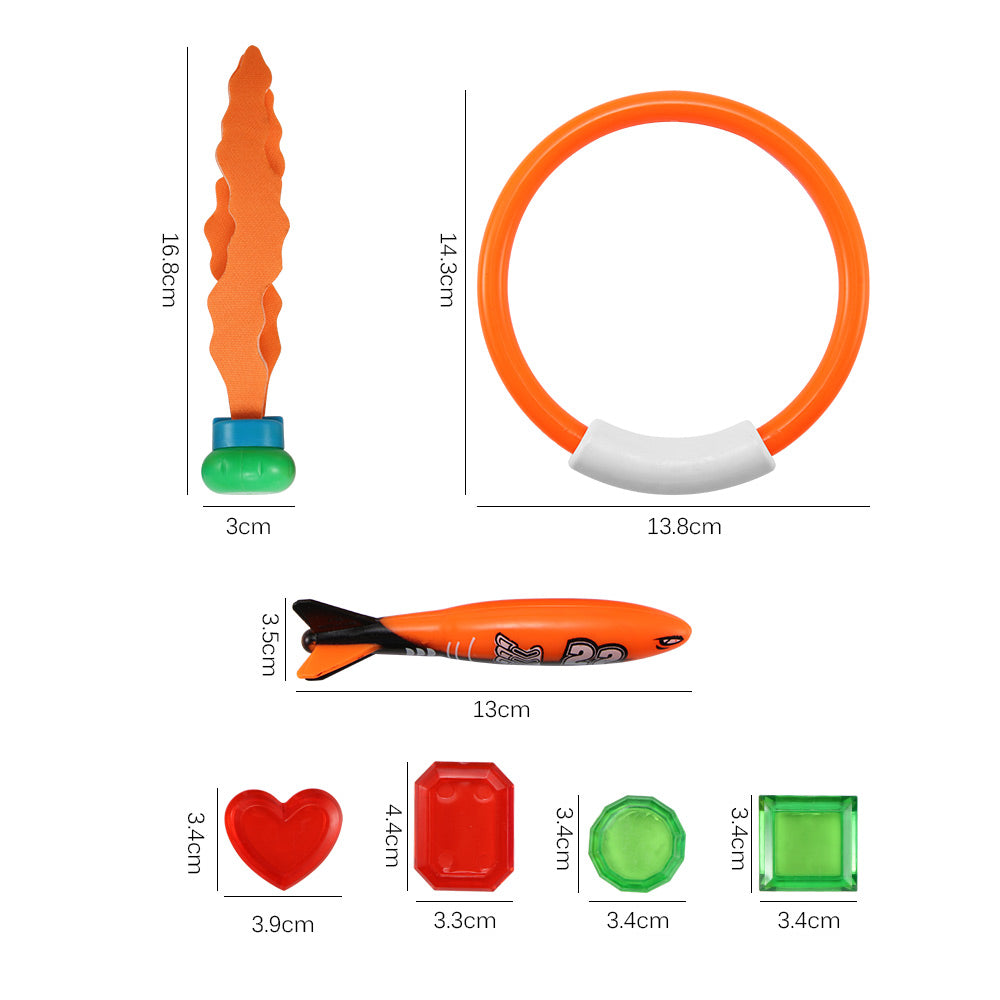 Children's swimming pool diving toys