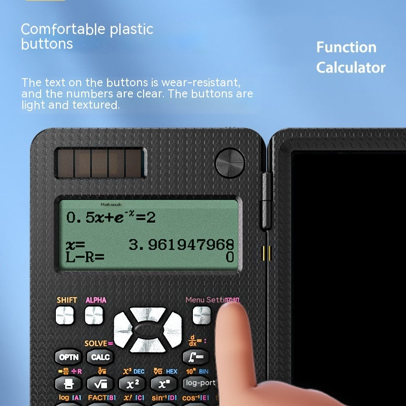 2 In 1 Foldable Scientific Calculators Handwriting Multi-functional Calculators