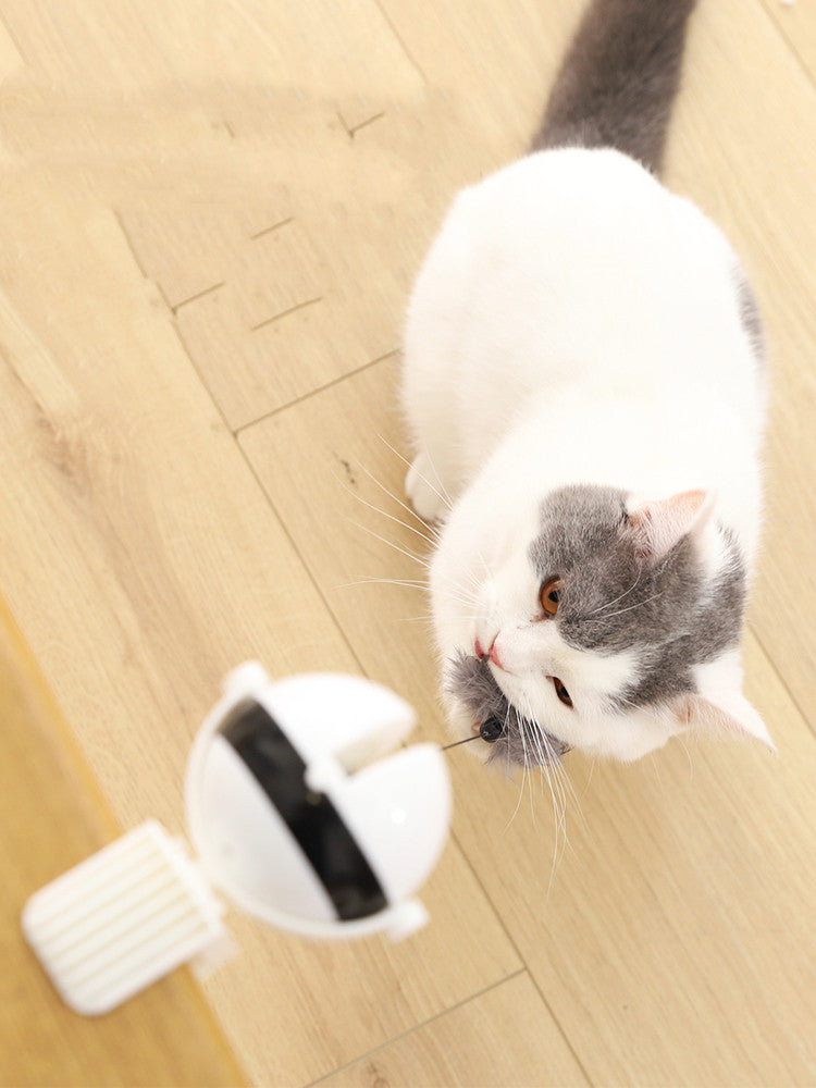 Electric Automatic Lifting Motion Cat Toy Interactive Smart Pet Cat Teaser