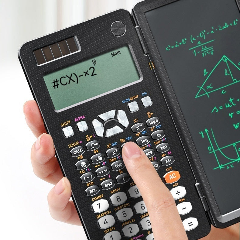 2 In 1 Foldable Scientific Calculators Handwriting Multi-functional Calculators