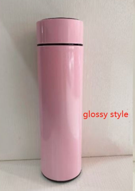 Smart Thermos Cup Temperature Measurement Double-layer Stainless Steel Touch Temperature Display Men And Women Water Cup Gifts Customized Lettering