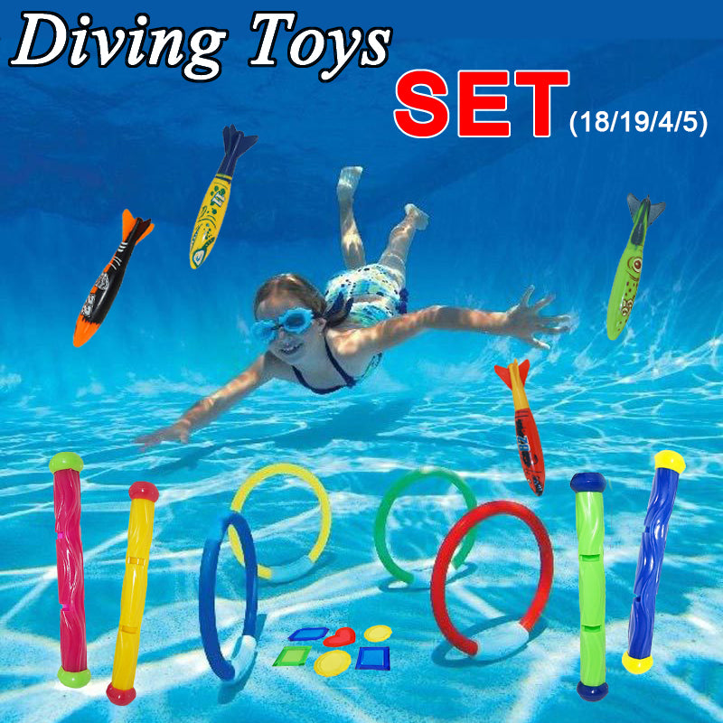 Children's swimming pool diving toys