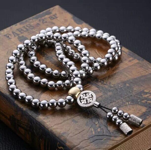 Stainless Steel Bead bracelet car accessory