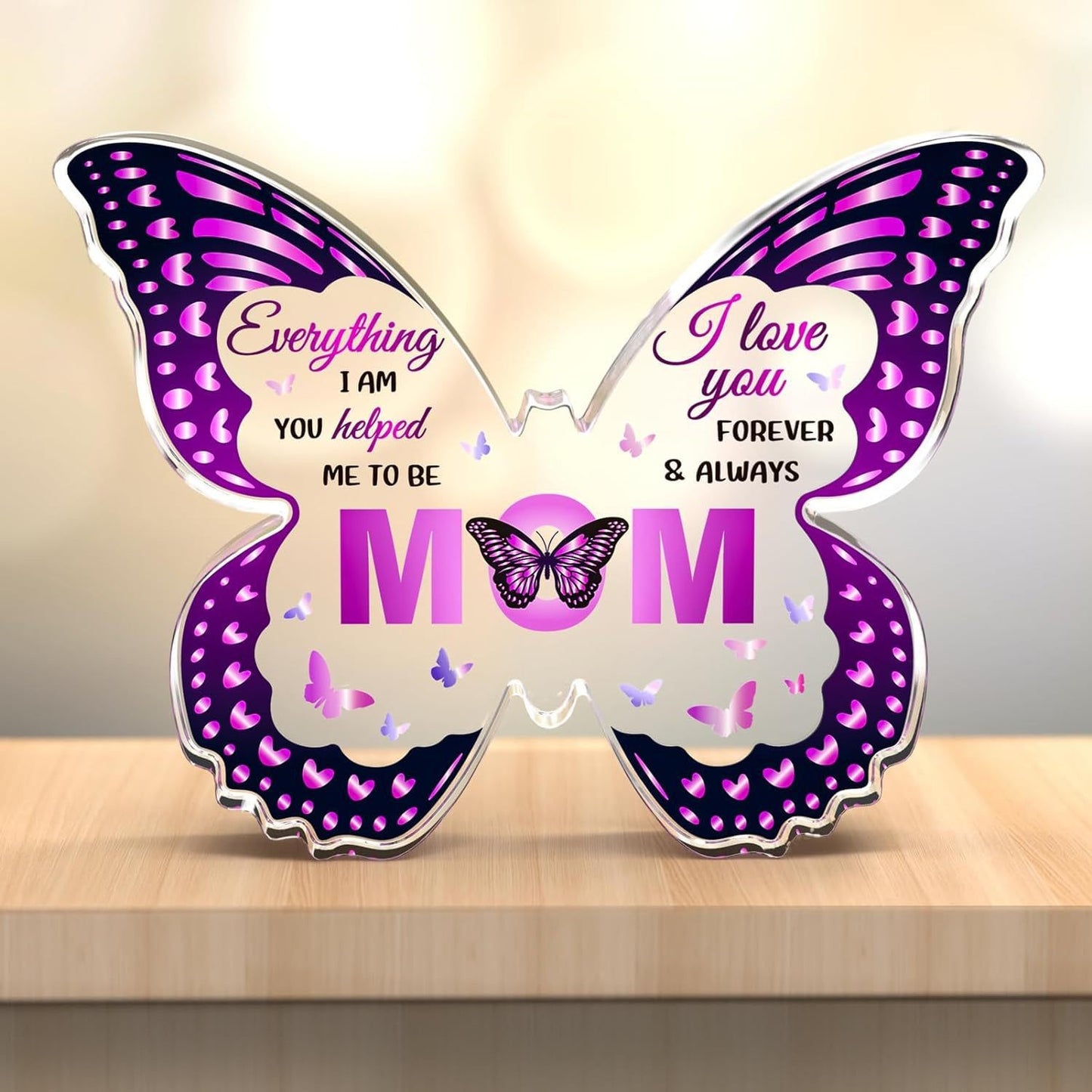 Mother's Day Gifts For Mom Grandma Nana DIY Unique Butterfly-Shaped Keepsake Gifts