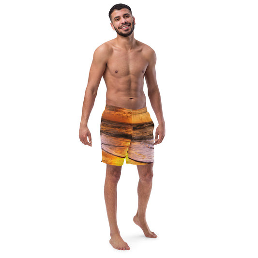 Summer Sunset Men's swim trunks