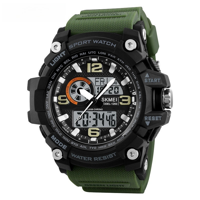 Sports Waterproof Electronic Watch Multifunctional Men Timepiece Father's Day Gift