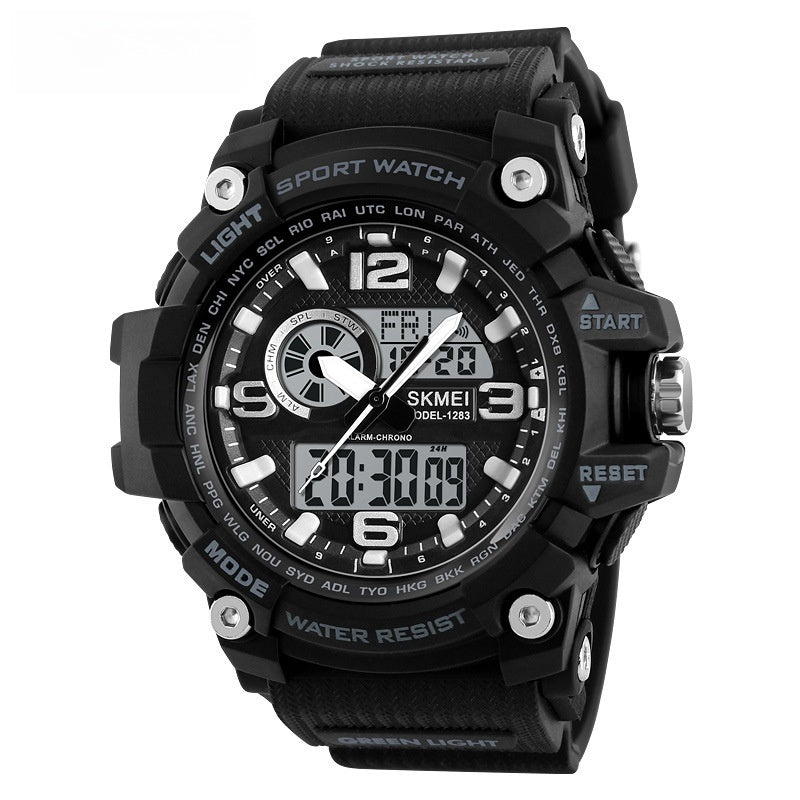 Sports Waterproof Electronic Watch Multifunctional Men Timepiece Father's Day Gift