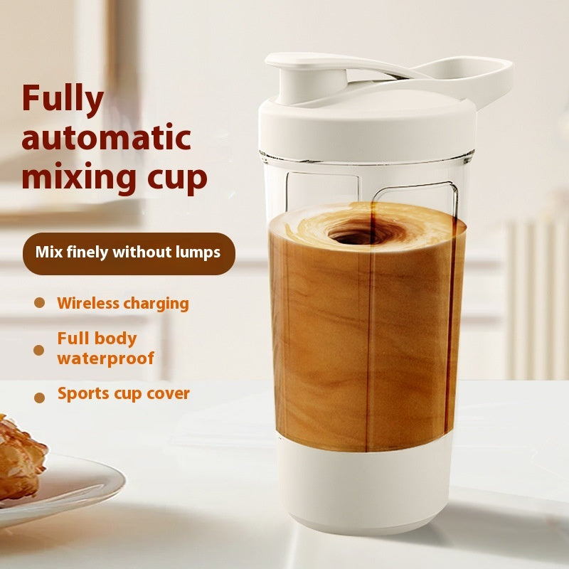 Electric Protein Powder Mixing Cup Automatic Shaker Bottle Coffee Blender for Gym School College